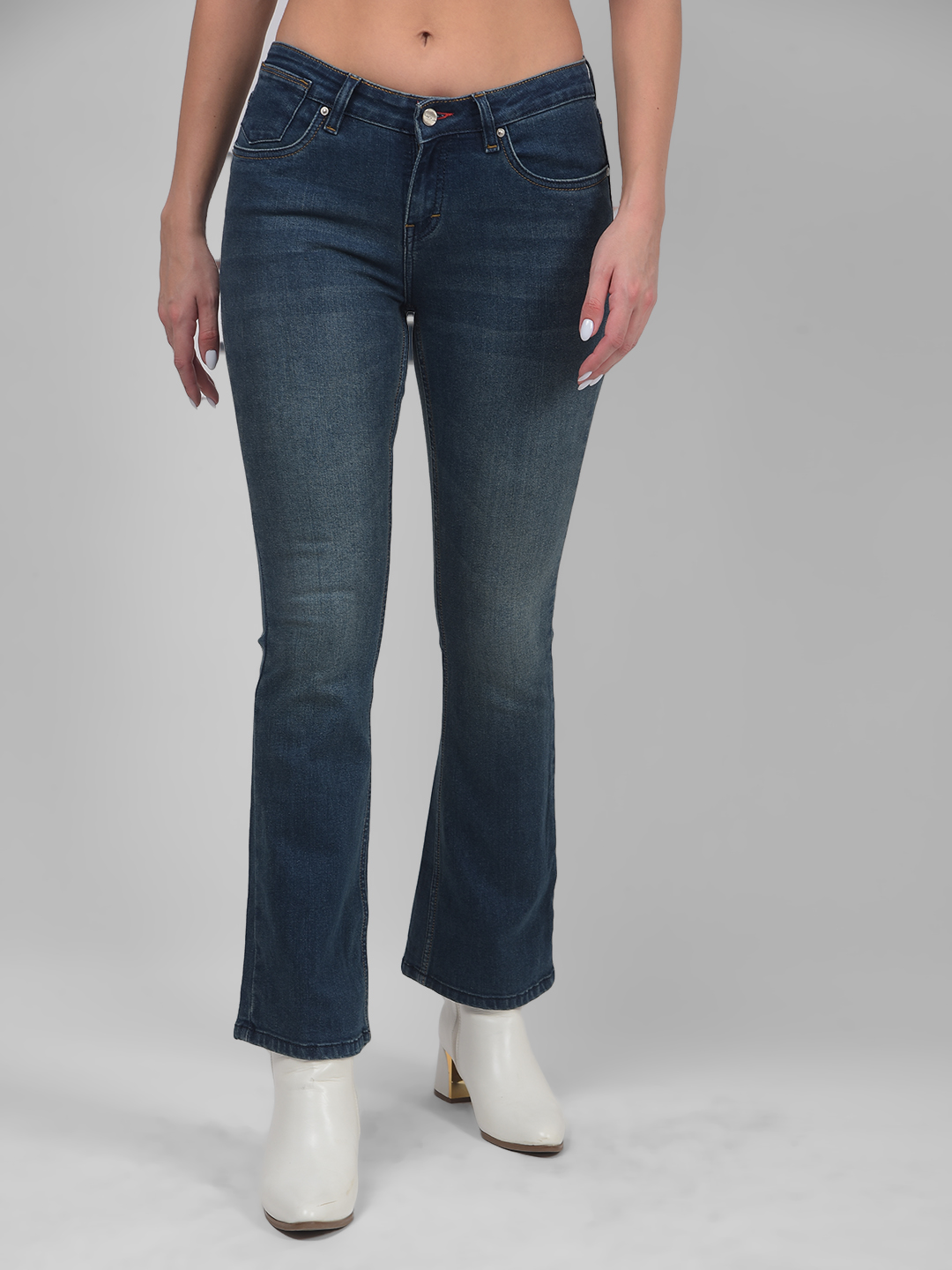 Numero Uno Women Solid Dark Blue Jeans